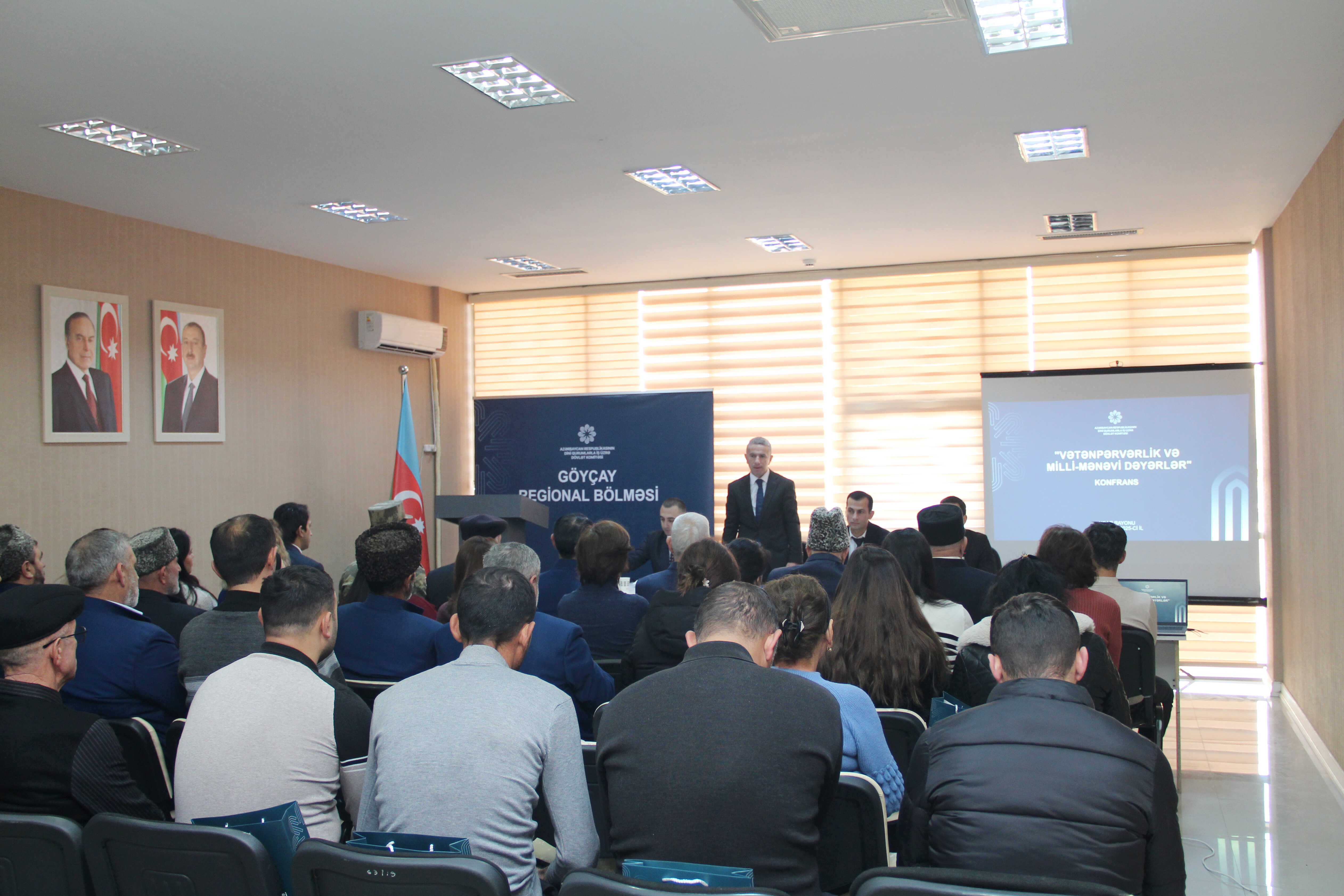 Ucar rayonunda “Vətənpərvərlik və milli–mənəvi dəyərlər” mövzusunda konfrans keçirilib