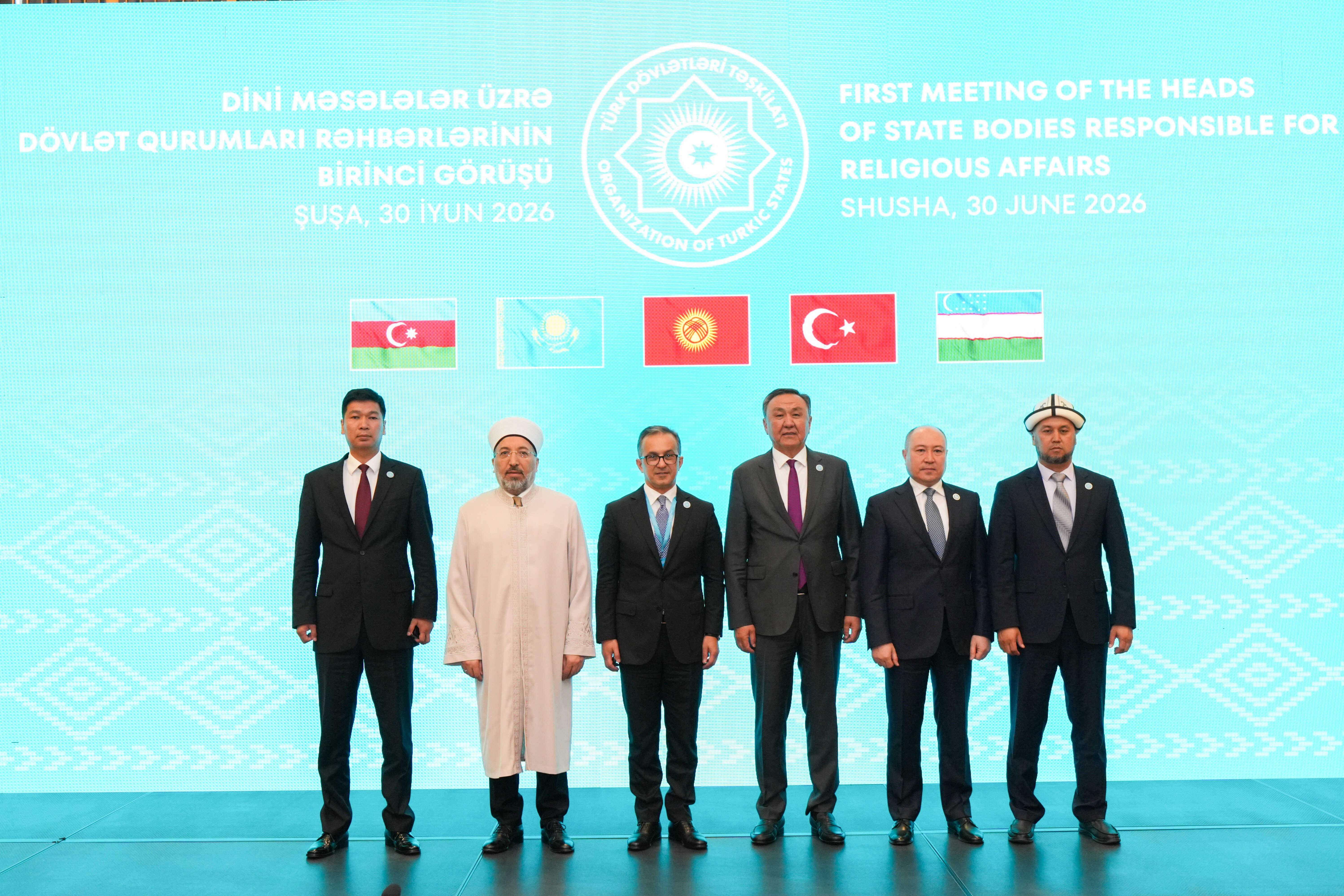 TDT-yə üzv ölkələrin dini məsələlər üzrə dövlət qurumları rəhbərlərinin Birinci Görüşünün nəticələrinə dair Kommünike imzalanıb - Image 7