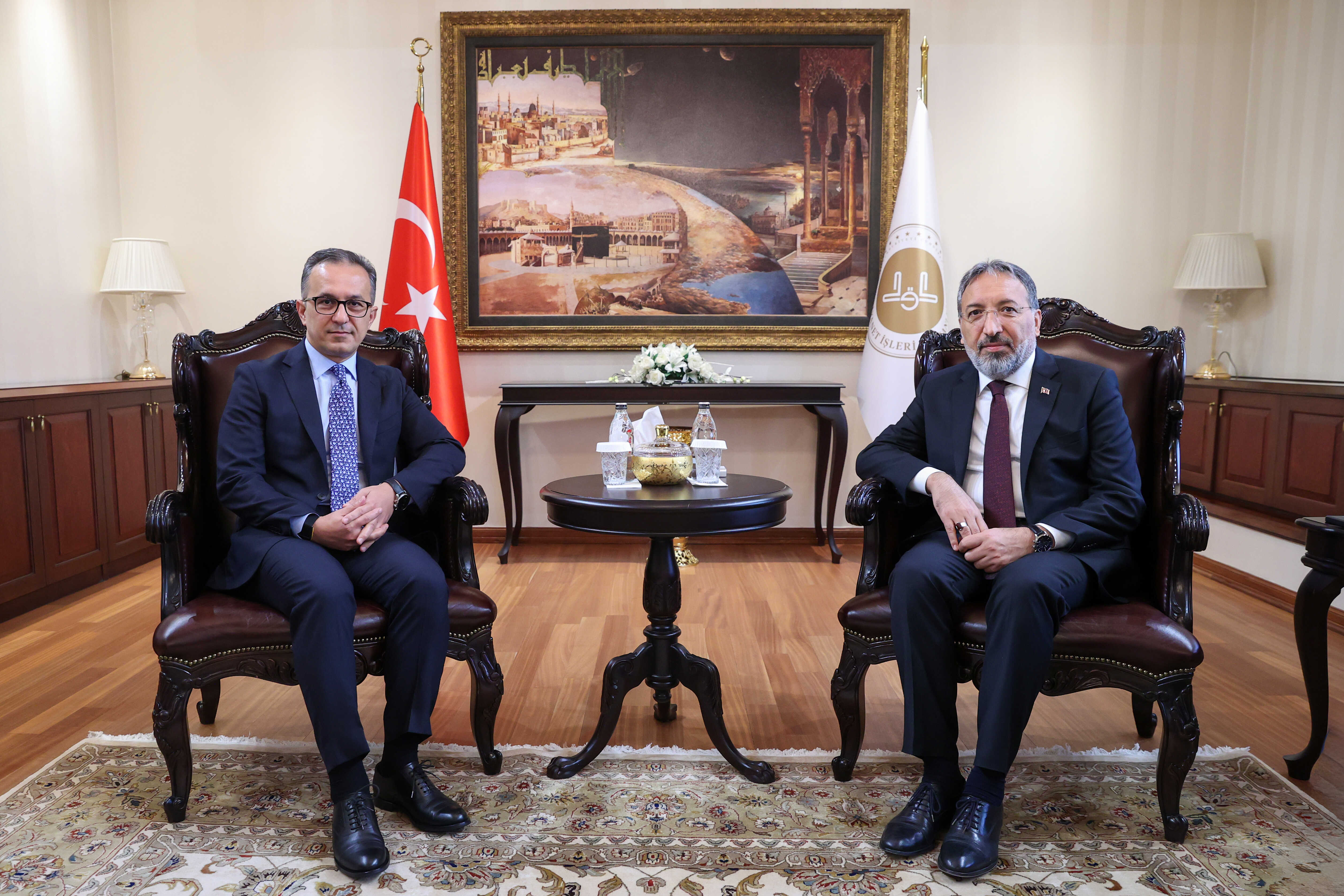 Dövlət Komitəsinin sədri Türkiyənin Diyanət İşləri İdarəsinin rəhbəri ilə görüşüb - Image 1