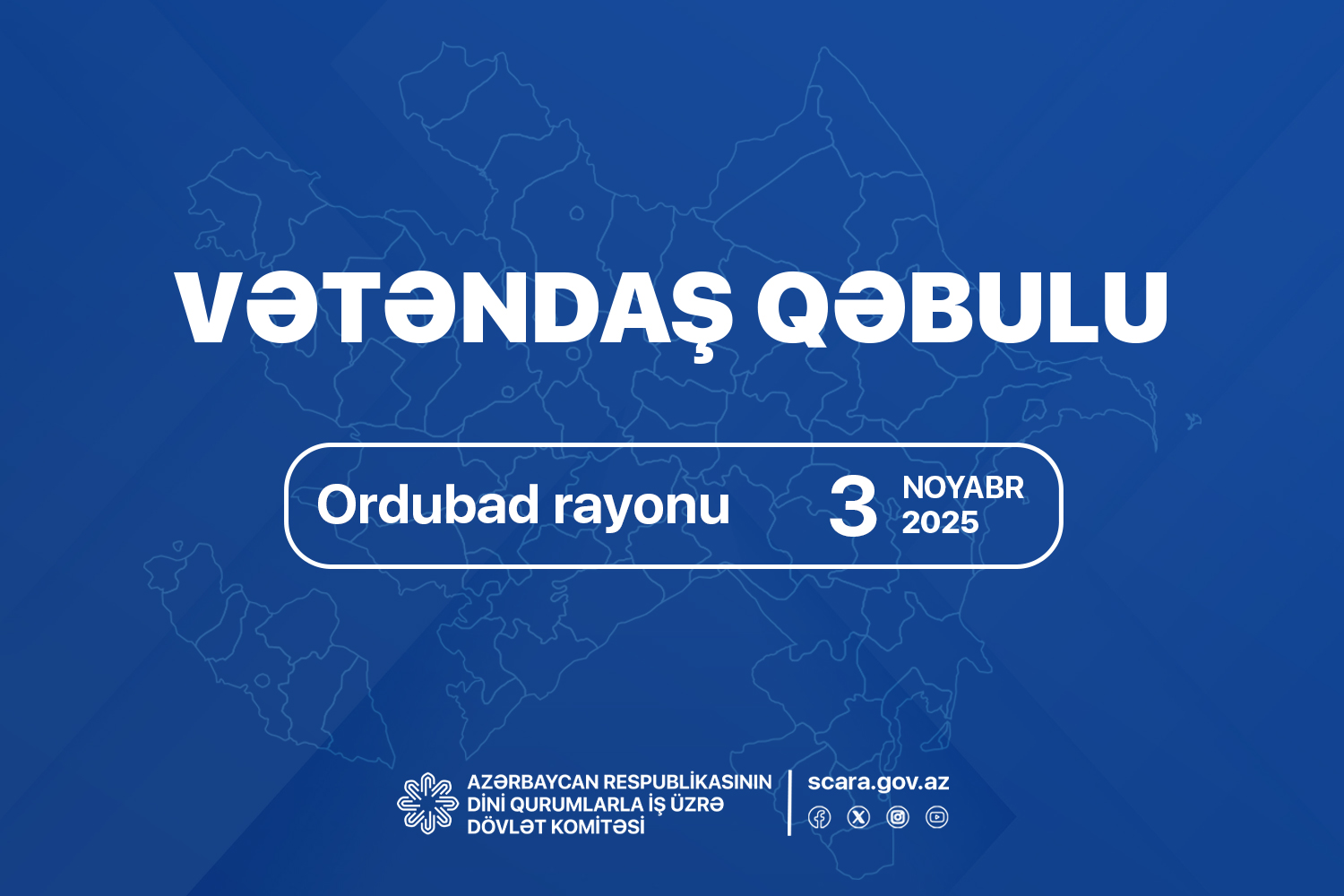 Dövlət Komitəsinin sədri Ordubad rayonunda vətəndaşları qəbul edəcək