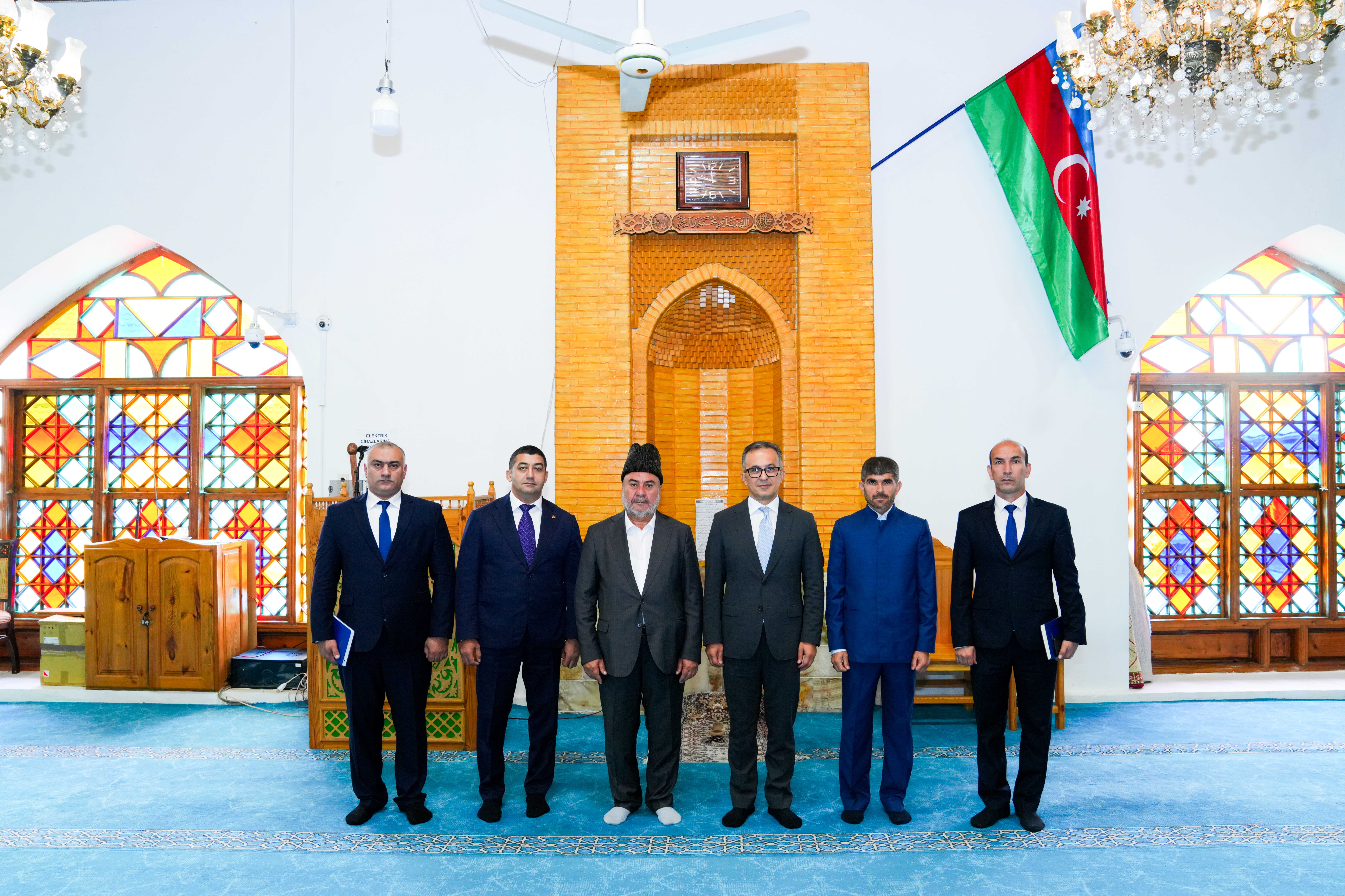 Dövlət Komitəsinin sədri Cəlilabad şəhərində məscidləri ziyarət edib