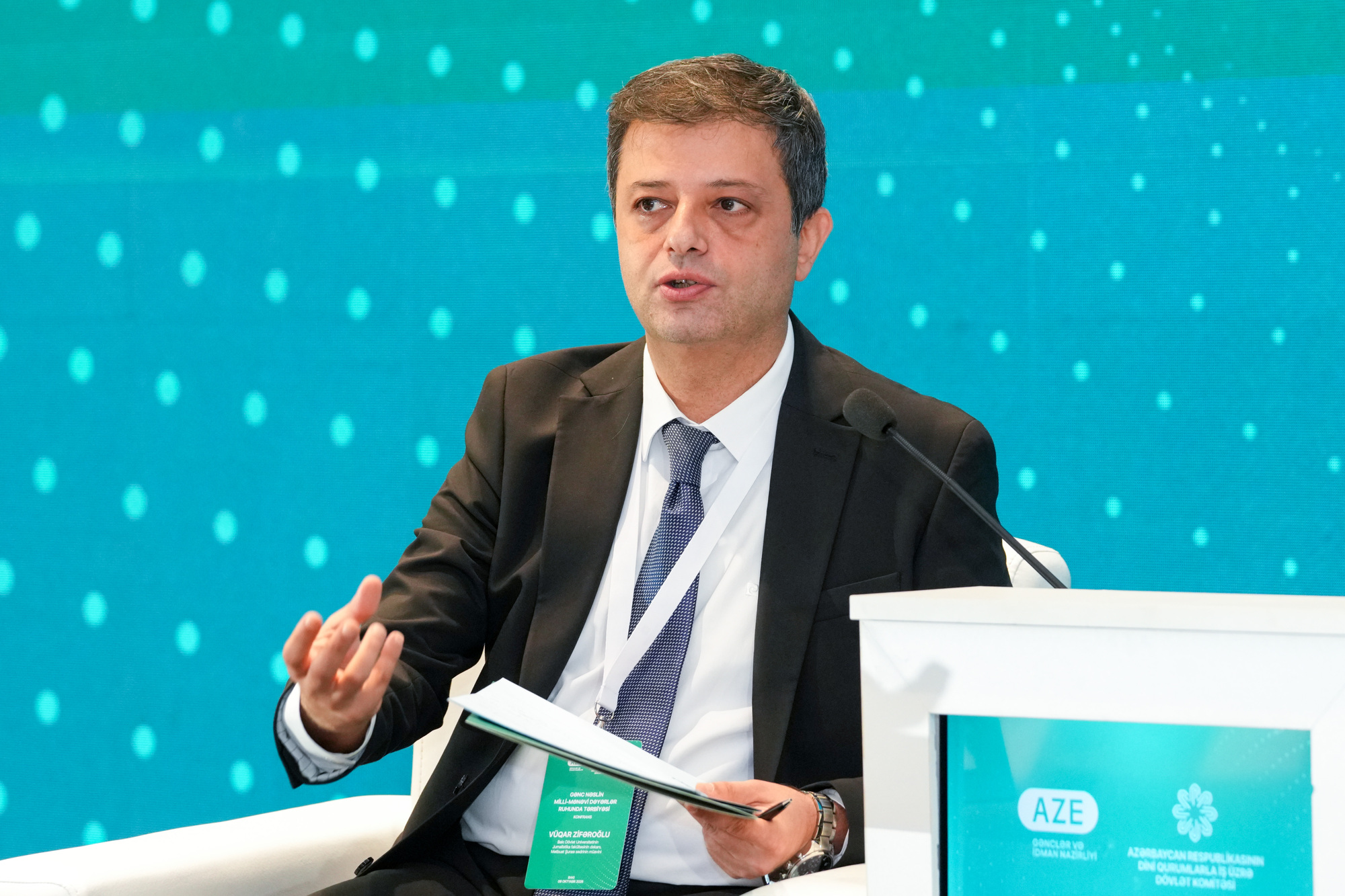 “Gənc nəslin milli-mənəvi dəyərlər ruhunda tərbiyəsi” mövzusunda konfrans işini yekunlaşdırıb - Image 2