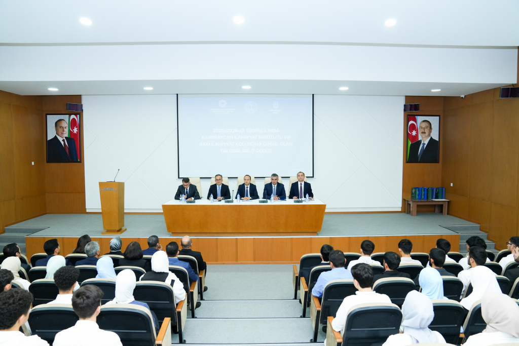 Azərbaycan İlahiyyat İnstitutuna qəbul olmuş tələbələrlə görüş keçirilib - Image 12