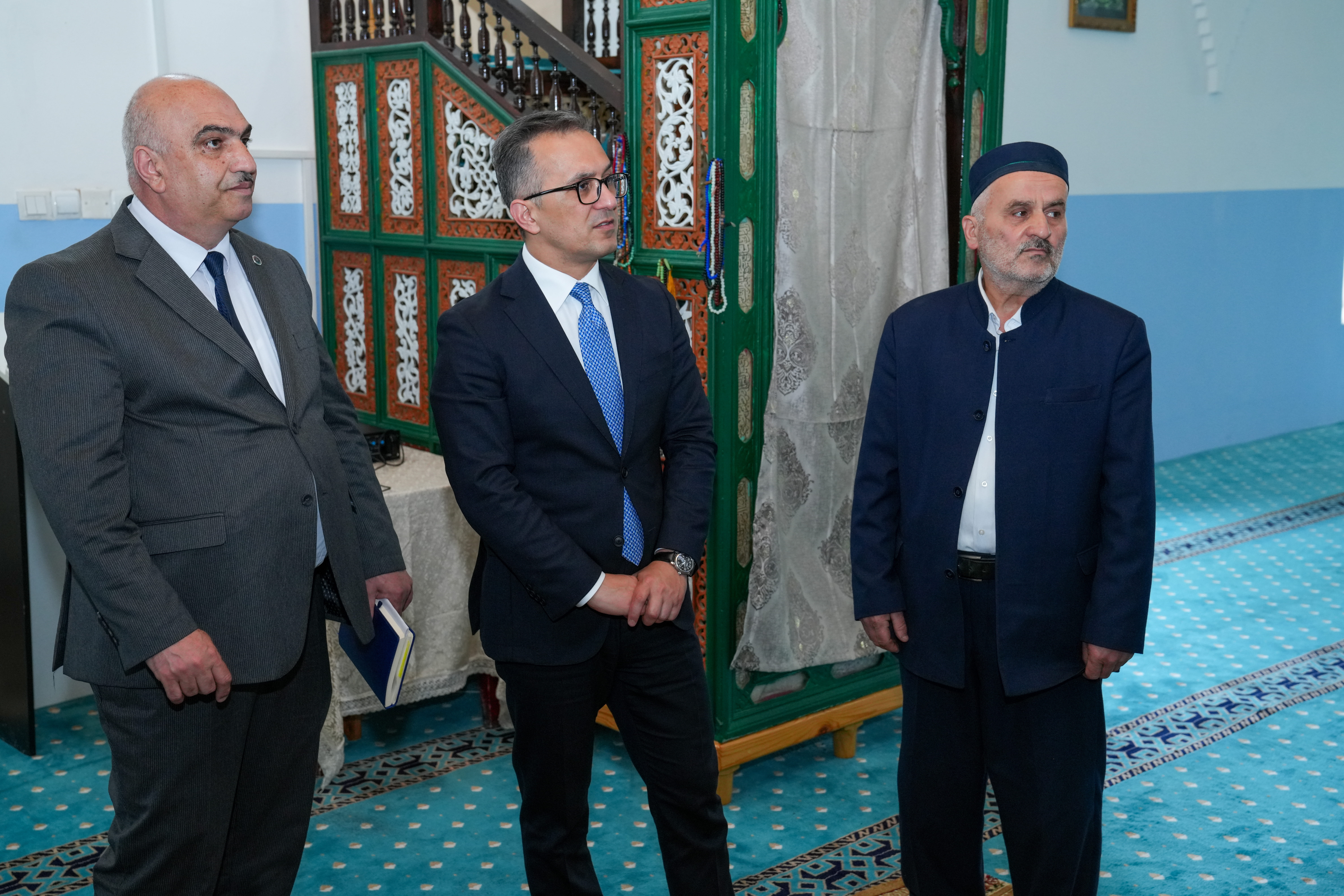 Komitə sədri Zaqatala rayonunda yerləşən məscidlərin fəaliyyəti ilə tanış olub - Image 2