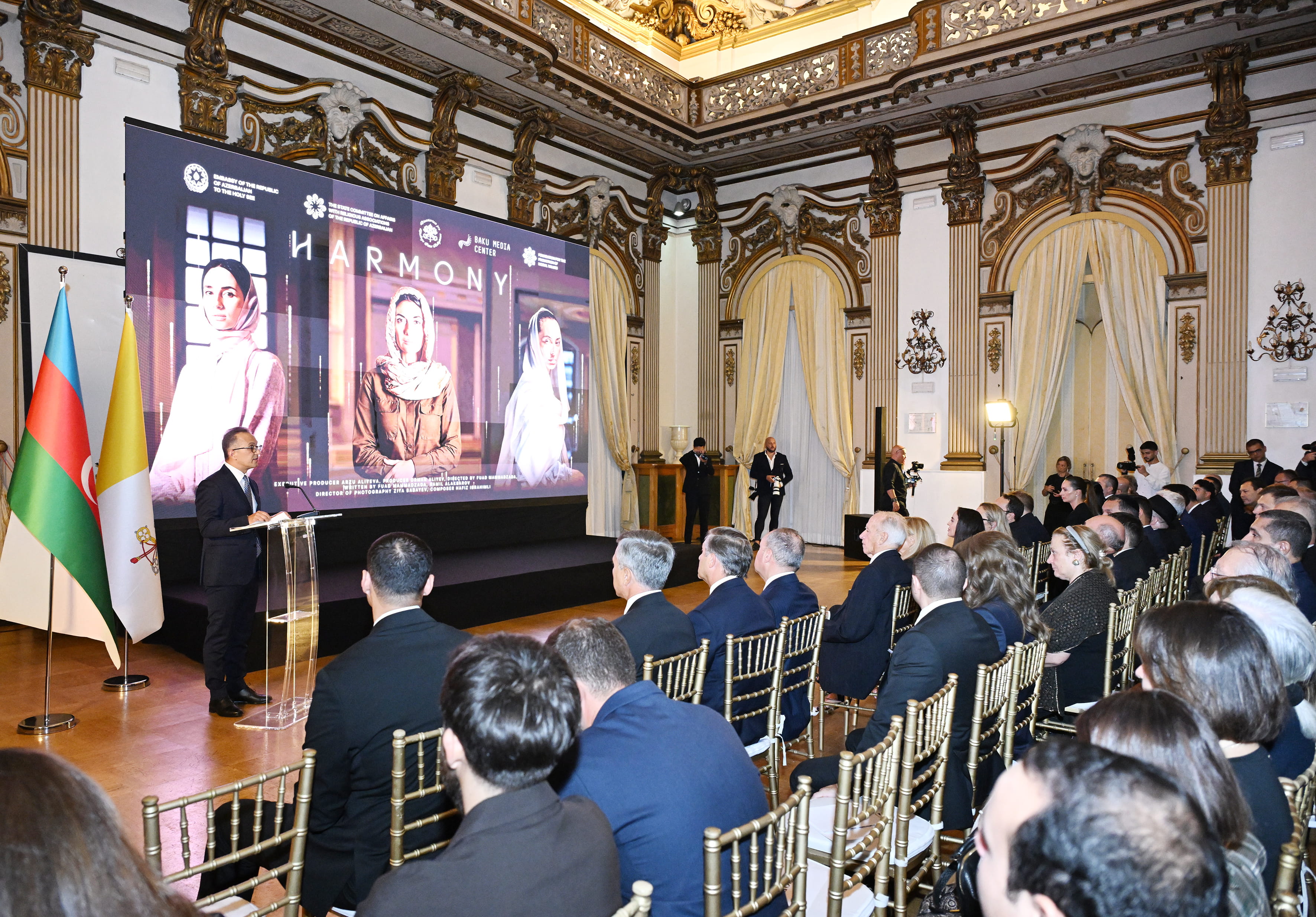 Romada “Harmoniya” sənədli filminin təqdimatı olub - Image 7