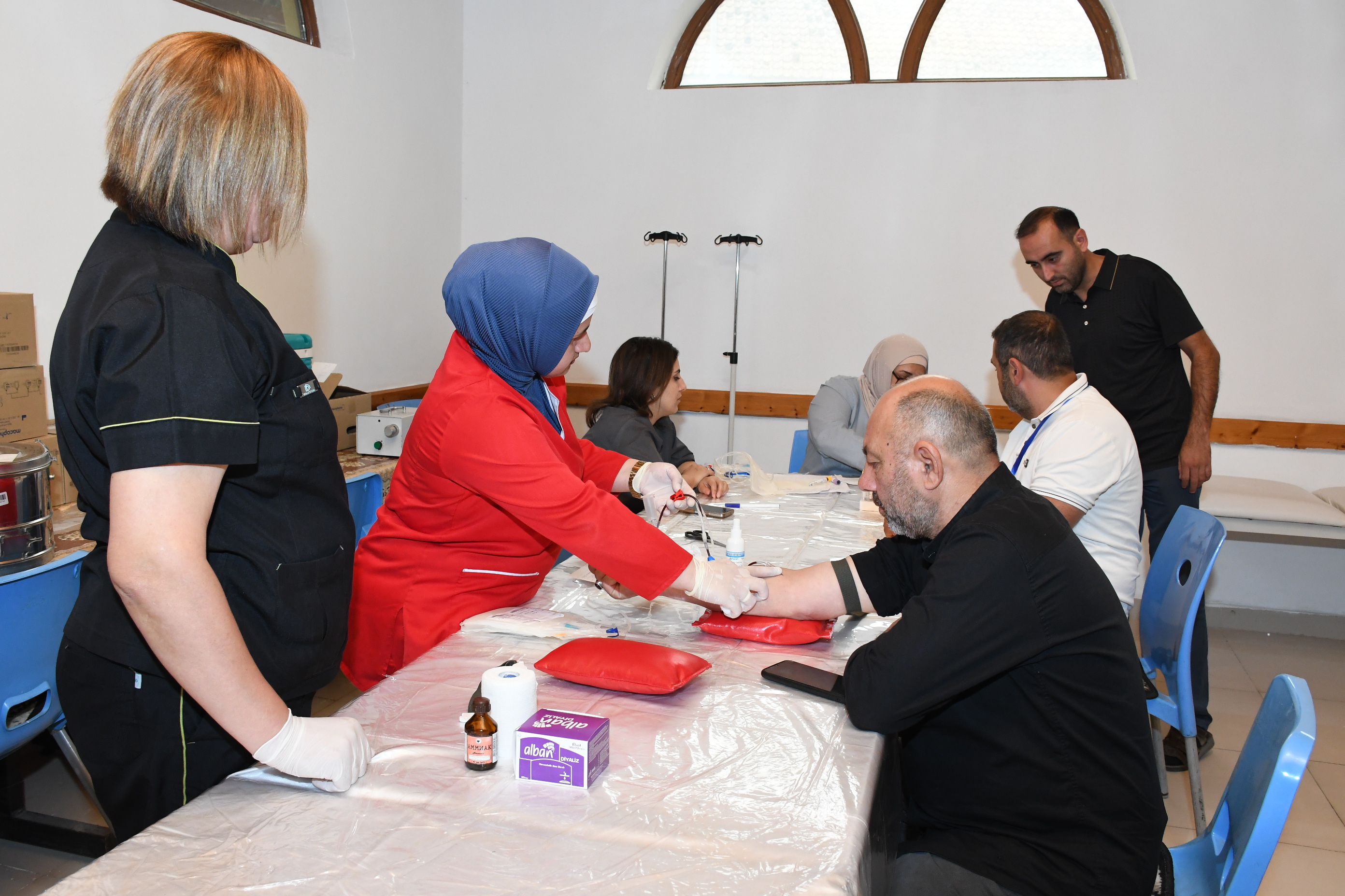 Aşura günü ilə əlaqədar paytaxt və bölgələrdə qanvermə aksiyaları keçirilir - Image 17