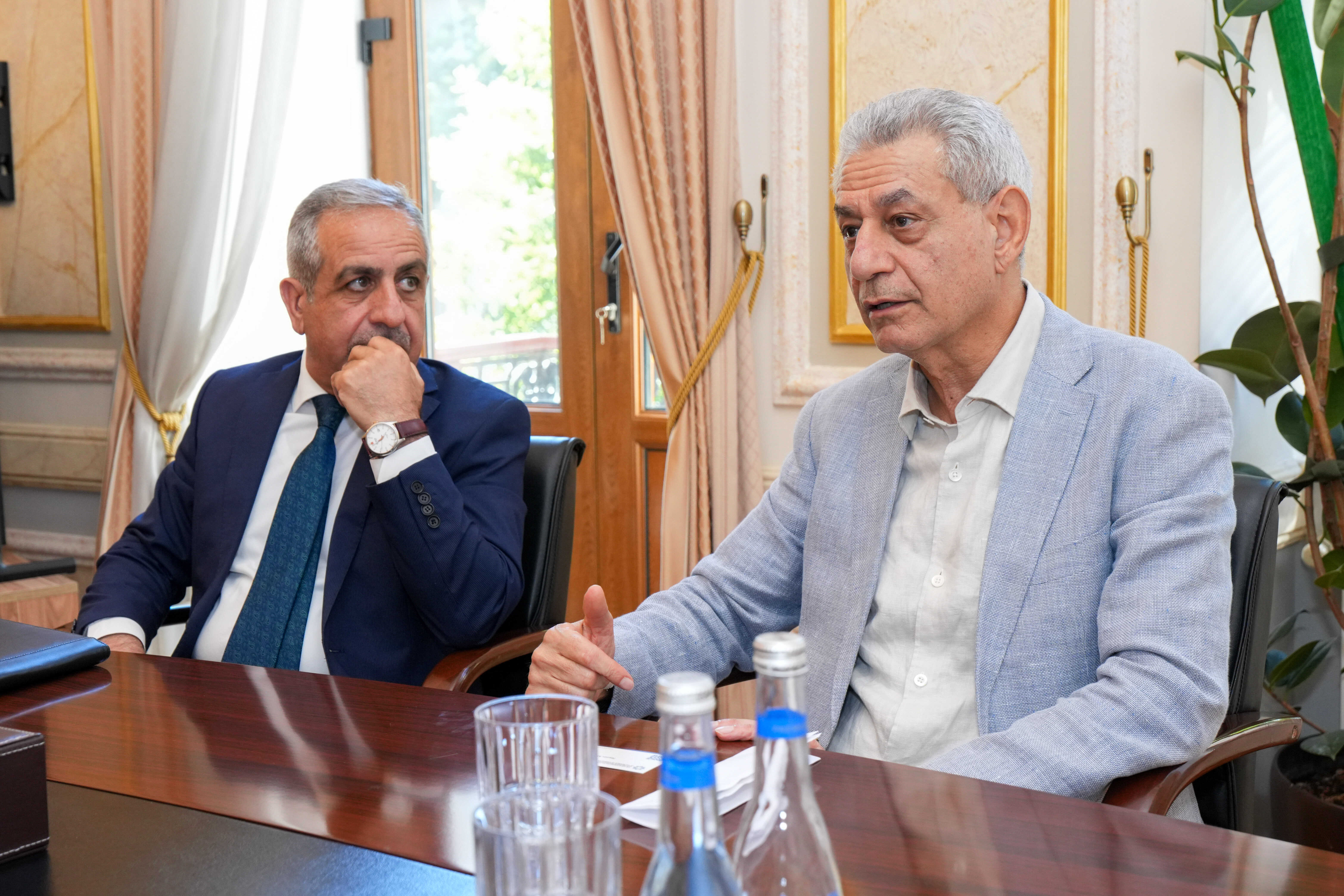 Dövlət Komitəsinin sədri Ramin Məmmədov Corctaun Universitetinin professoru Söhrab Sobhani ilə görüşüb - Image 3