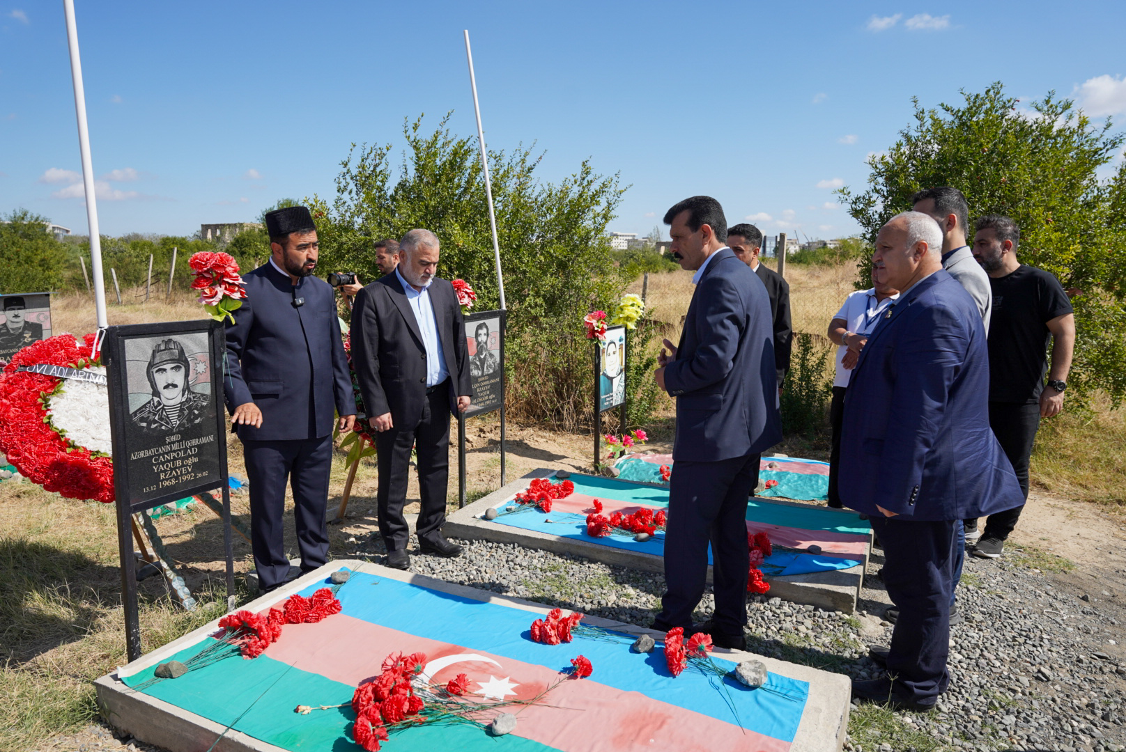 “Zəfər yolu: Qələbənin izi ilə” layihəsi çərçivəsində Türkiyə, Gürcüstan və İraqda fəaliyyət göstərən azərbaycanlı din xadimləri Xankəndi və Ağdamda olublar - Image 8