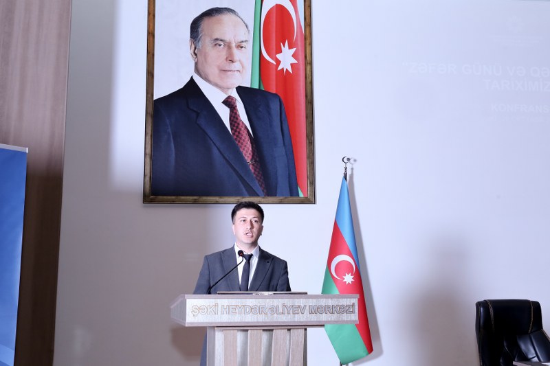 Şəkidə “Zəfər Günü və qəhrəmanlıq tariximiz” mövzusunda tədbir keçirilib - Image 9