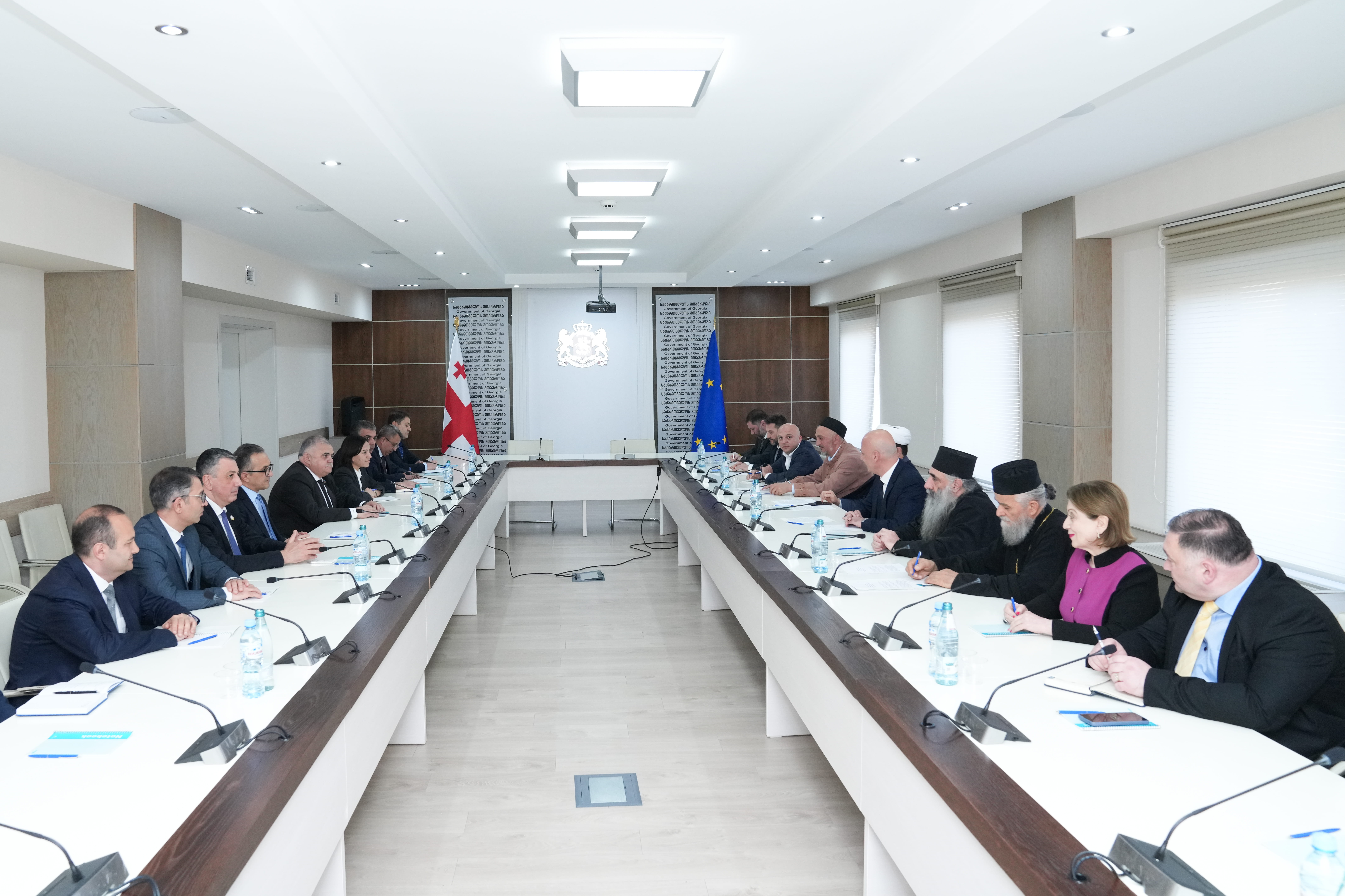 Dövlət Komitəsinin sədri Gürcüstan Dini Məsələlər Üzrə Dövlət Agentliyinin sədri ilə görüşüb - Image 5