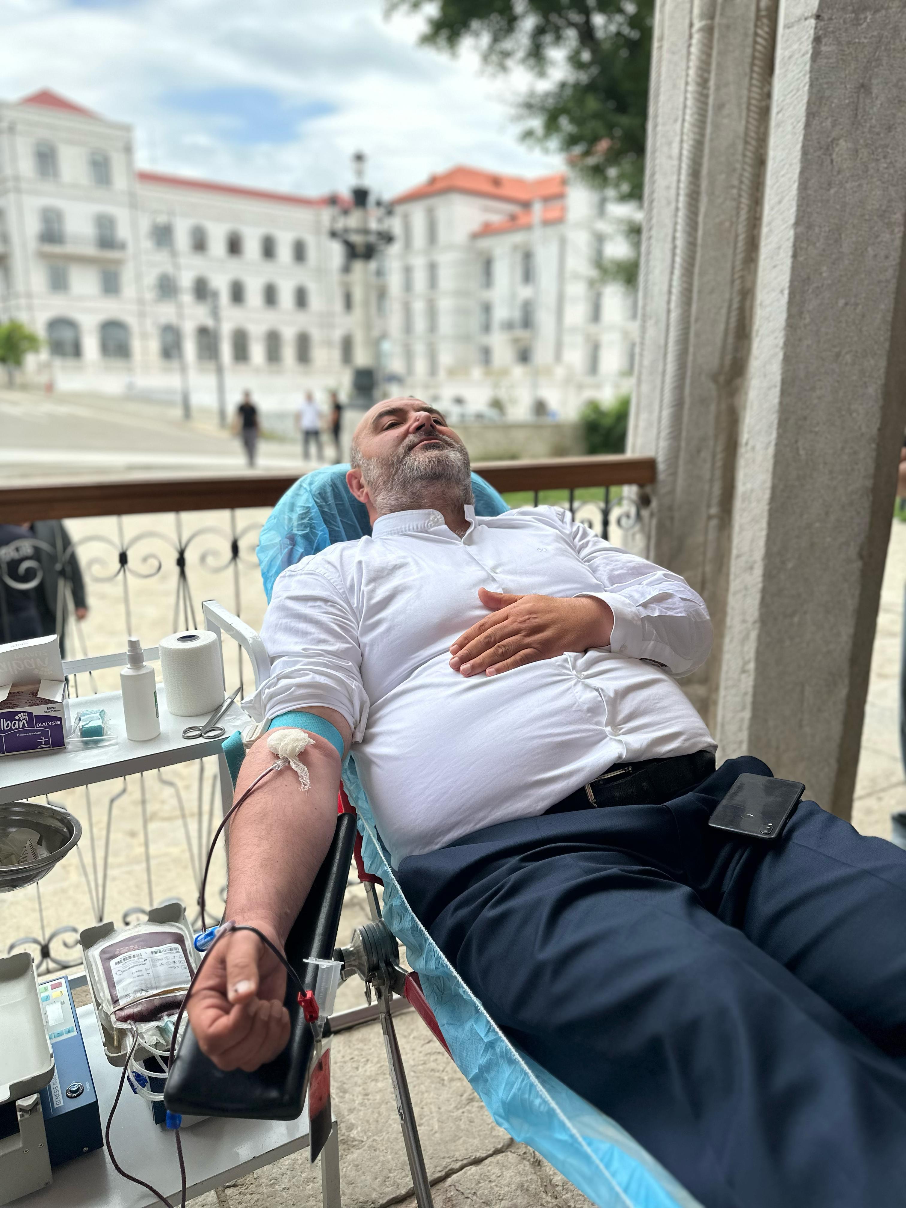 Aşura günü ilə əlaqədar paytaxt və bölgələrdə qanvermə aksiyaları keçirilir - Image 24