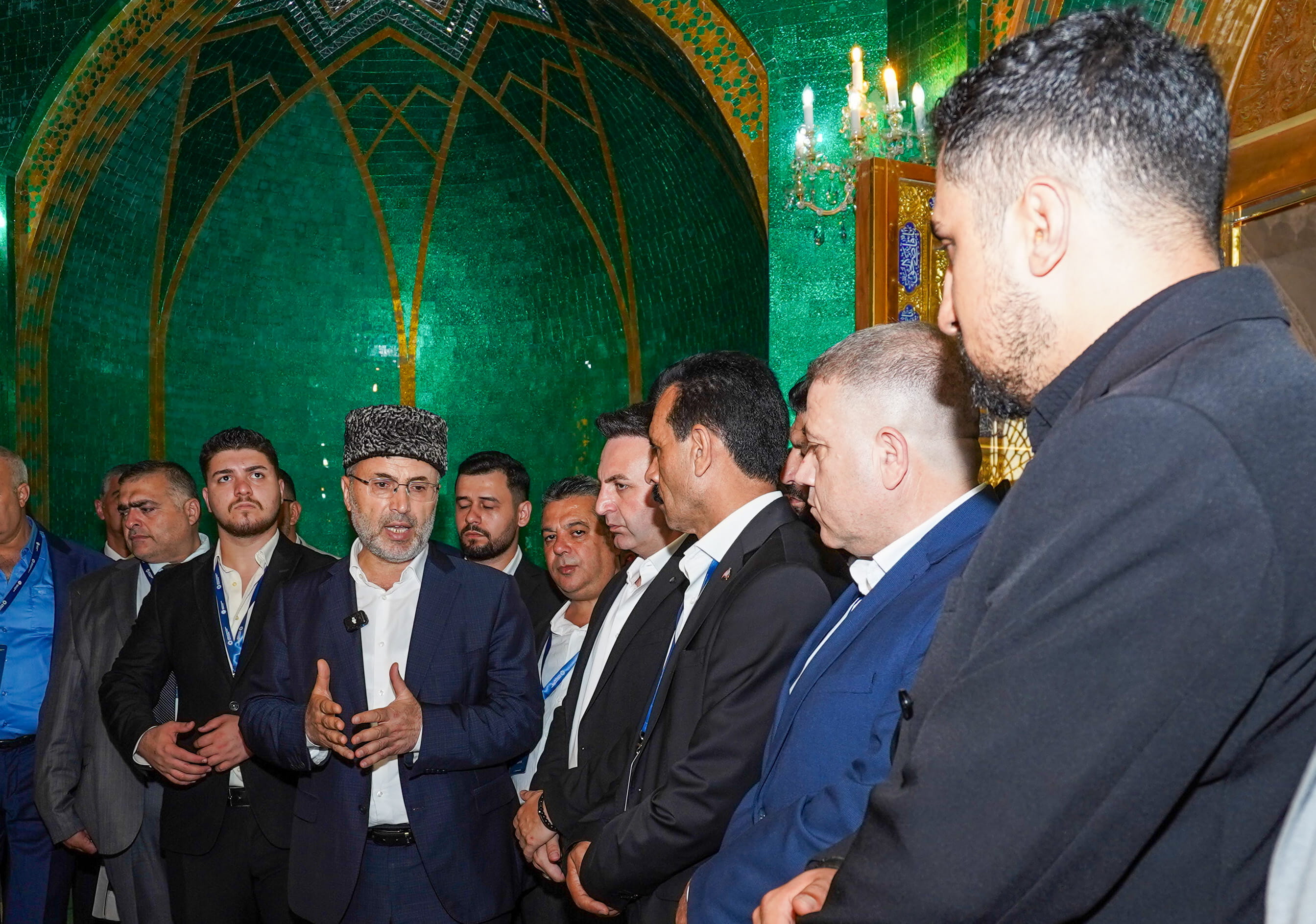 Azərbaycanlı din xadimlərindən ibarət nümayəndə heyəti Heydər və Bibiheybət məscidlərində olub - Image 10