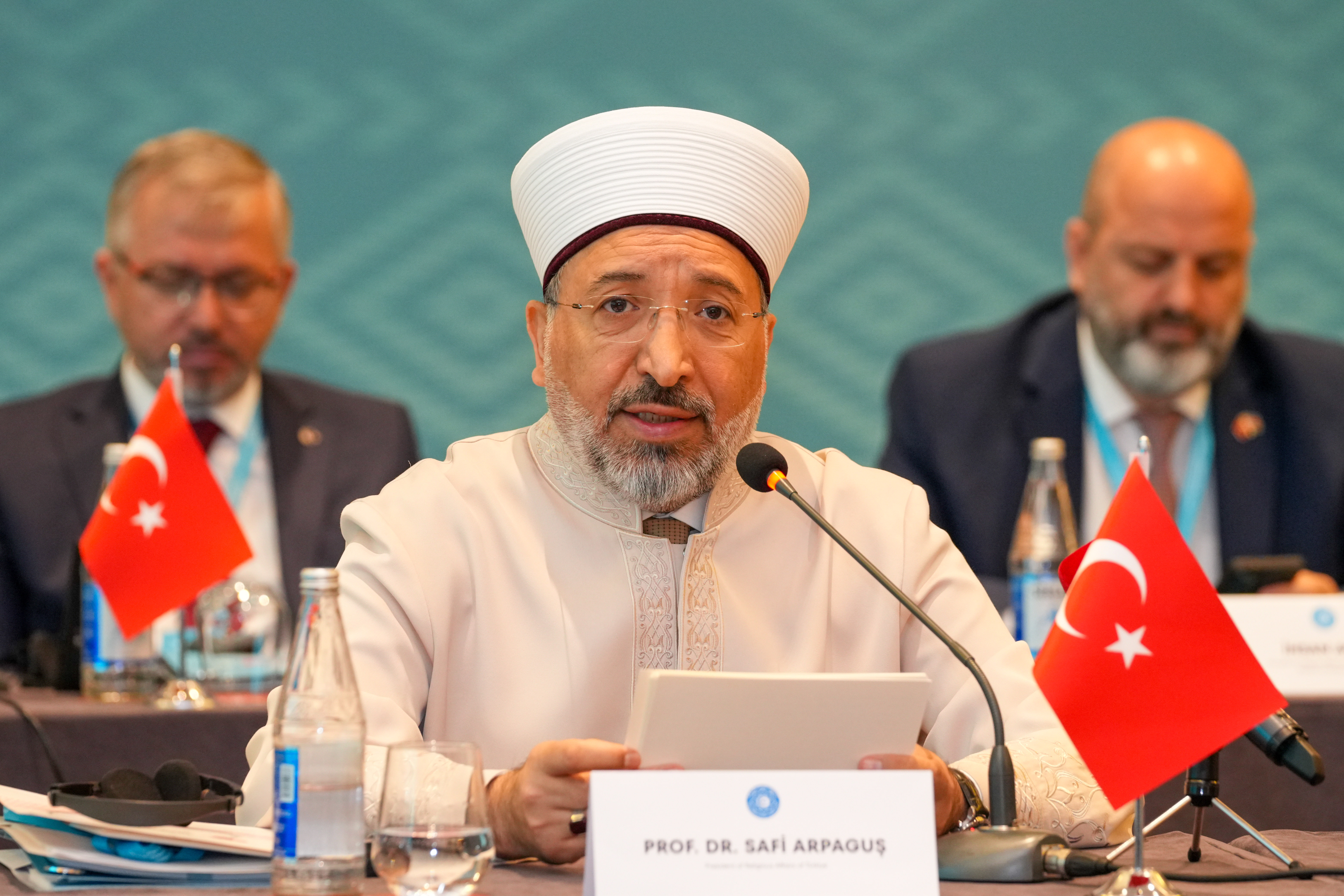 Şuşada Türk Dövlətləri Təşkilatına üzv ölkələrin dini məsələlər üzrə dövlət qurumları rəhbərlərinin ilk görüşü keçirilir - Image 9