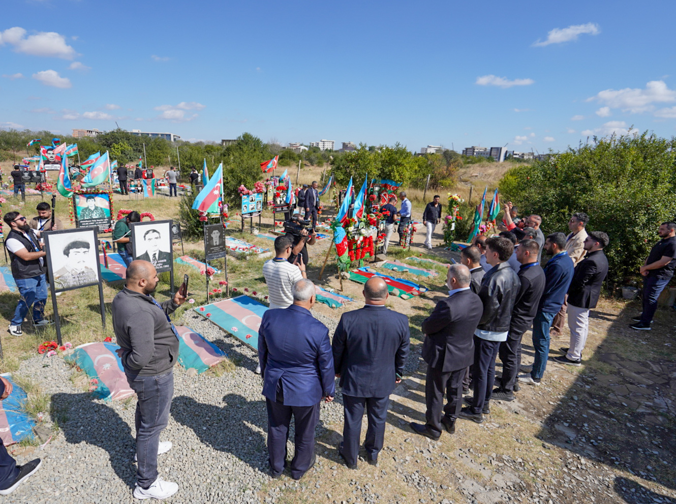 “Zəfər yolu: Qələbənin izi ilə” layihəsi çərçivəsində Türkiyə, Gürcüstan və İraqda fəaliyyət göstərən azərbaycanlı din xadimləri Xankəndi və Ağdamda olublar - Image 10