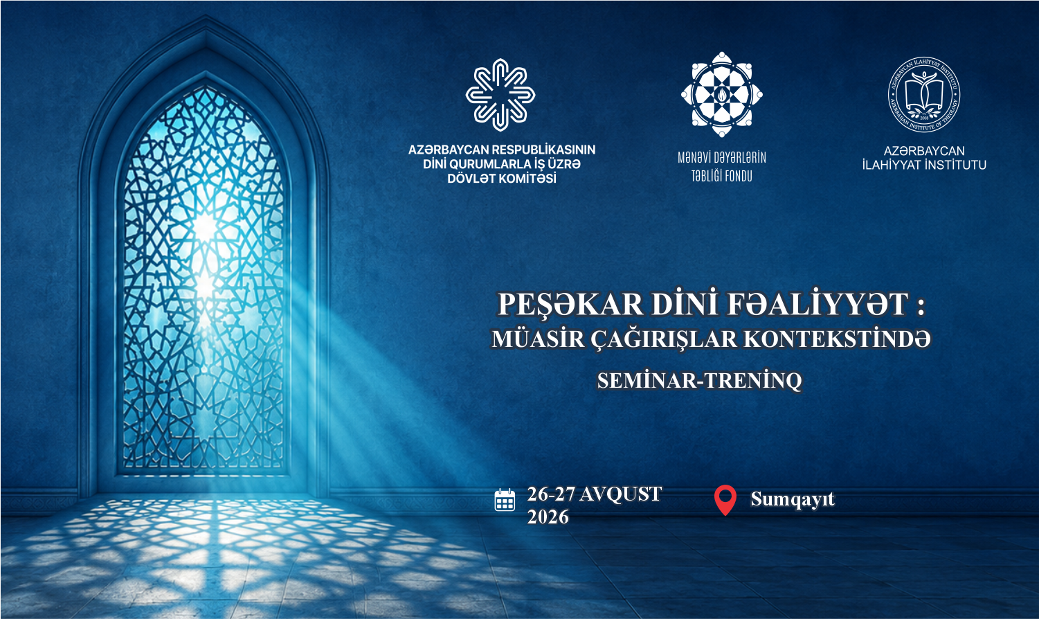 Sumqayıtda din xadimləri üçün seminar-treninq keçiriləcək