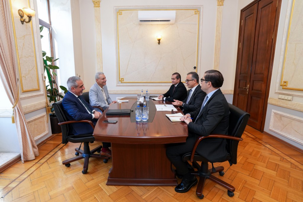 Dövlət Komitəsinin sədri Ramin Məmmədov Corctaun Universitetinin professoru Söhrab Sobhani ilə görüşüb - Image 1