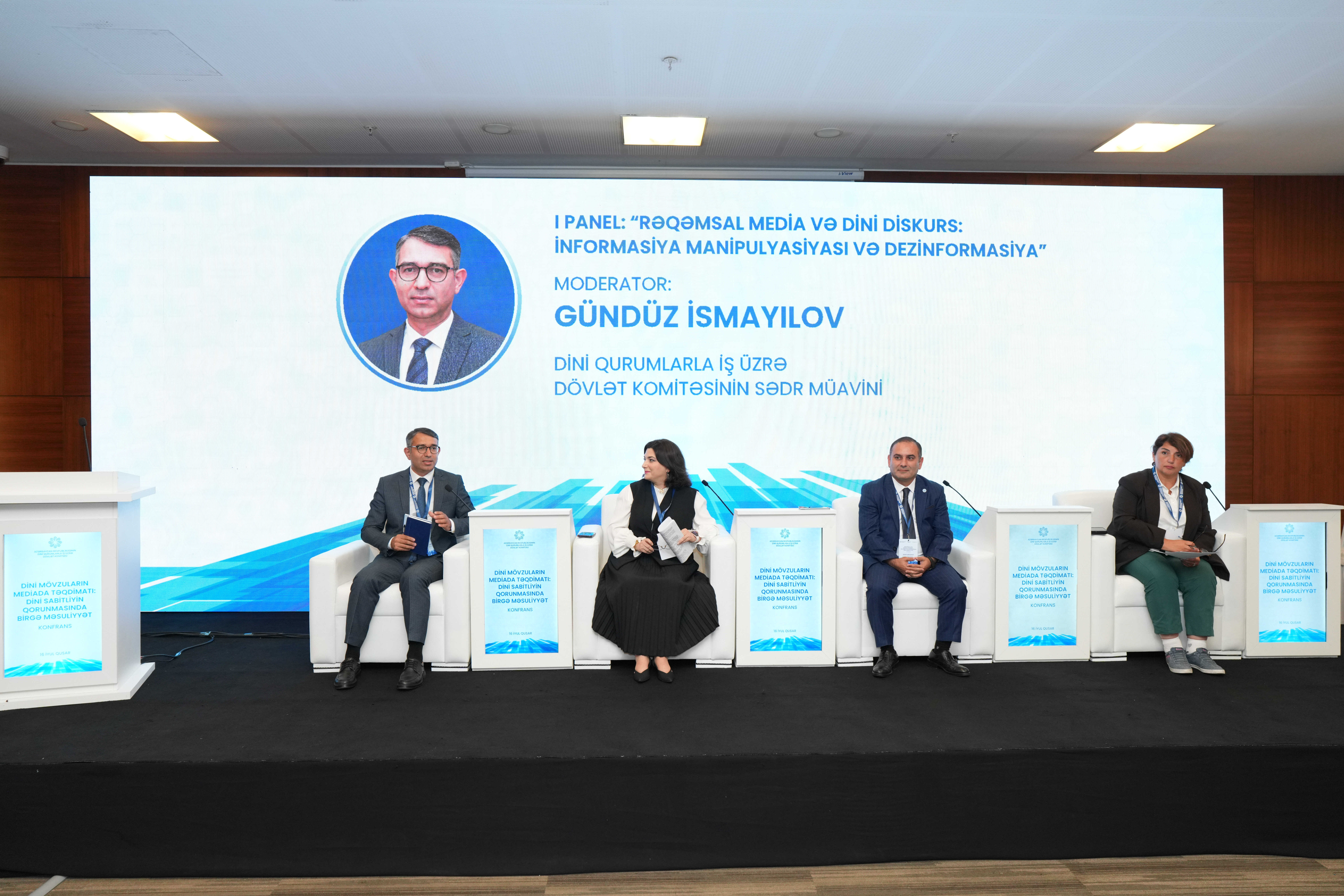 “Dini mövzuların mediada təqdimatı: dini sabitliyin qorunmasında birgə məsuliyyət” mövzusunda konfrans başa çatıb - Image 1