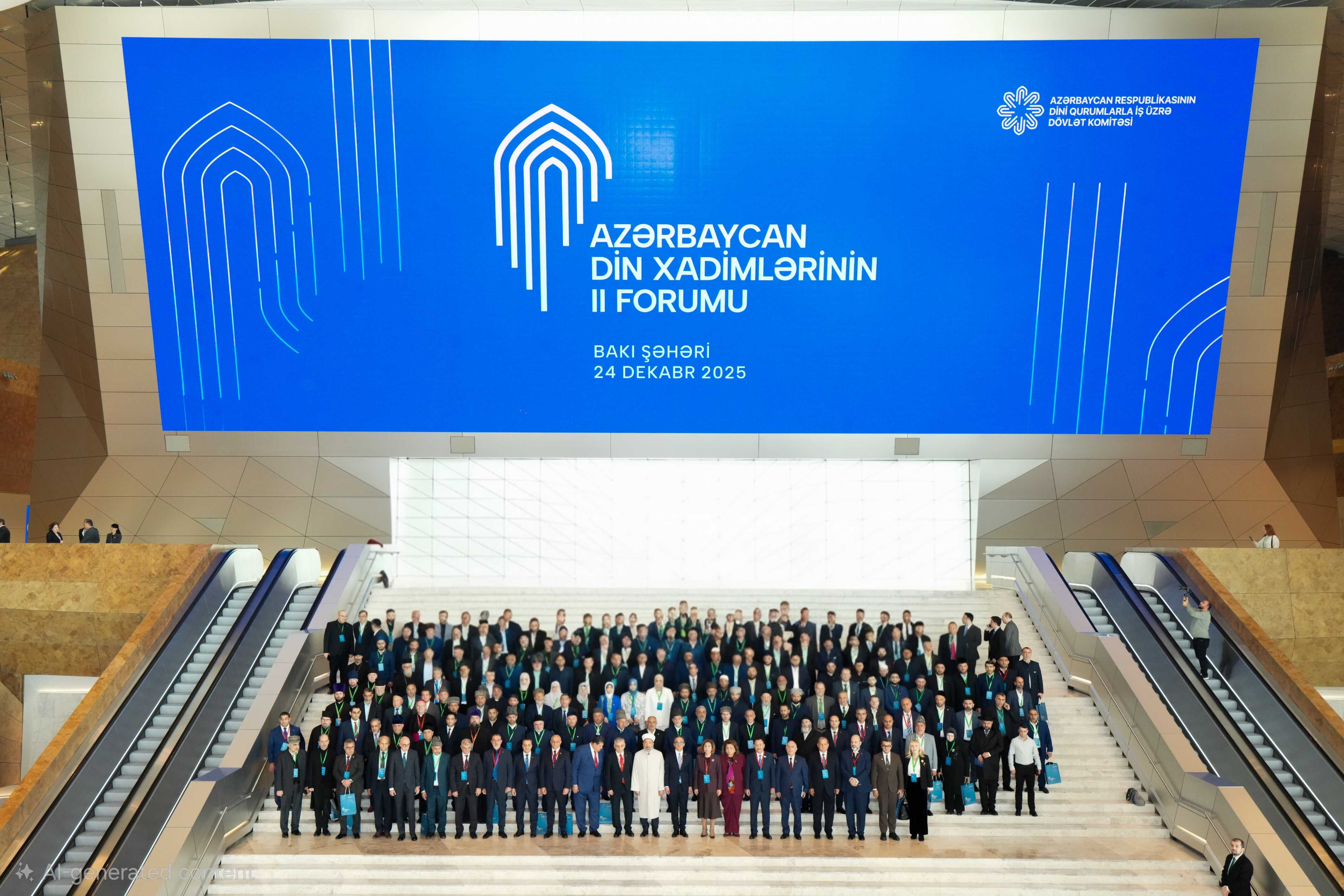 Azərbaycan Din Xadimlərinin II Forumu işini yekunlaşdırıb - Image 12