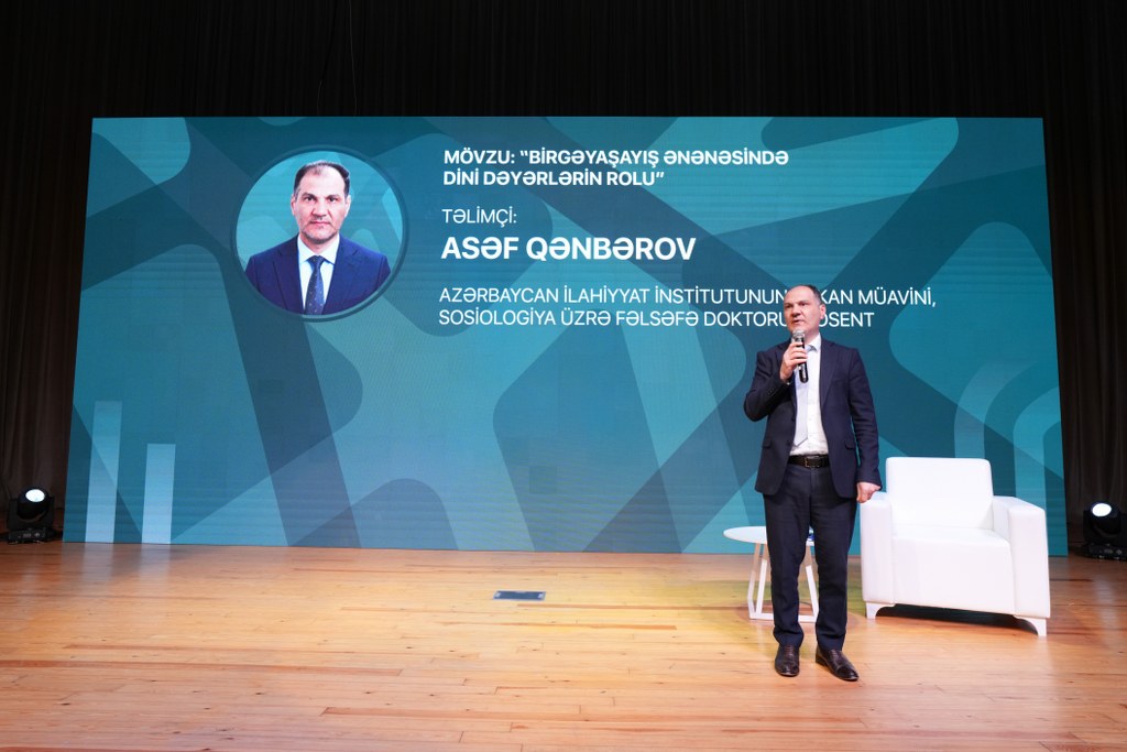 Ağdaşda din xadimləri üçün “Birgəyaşayış ənənəsində dini dəyərlərin rolu” mövzusunda təlim keçirilib - Image 2