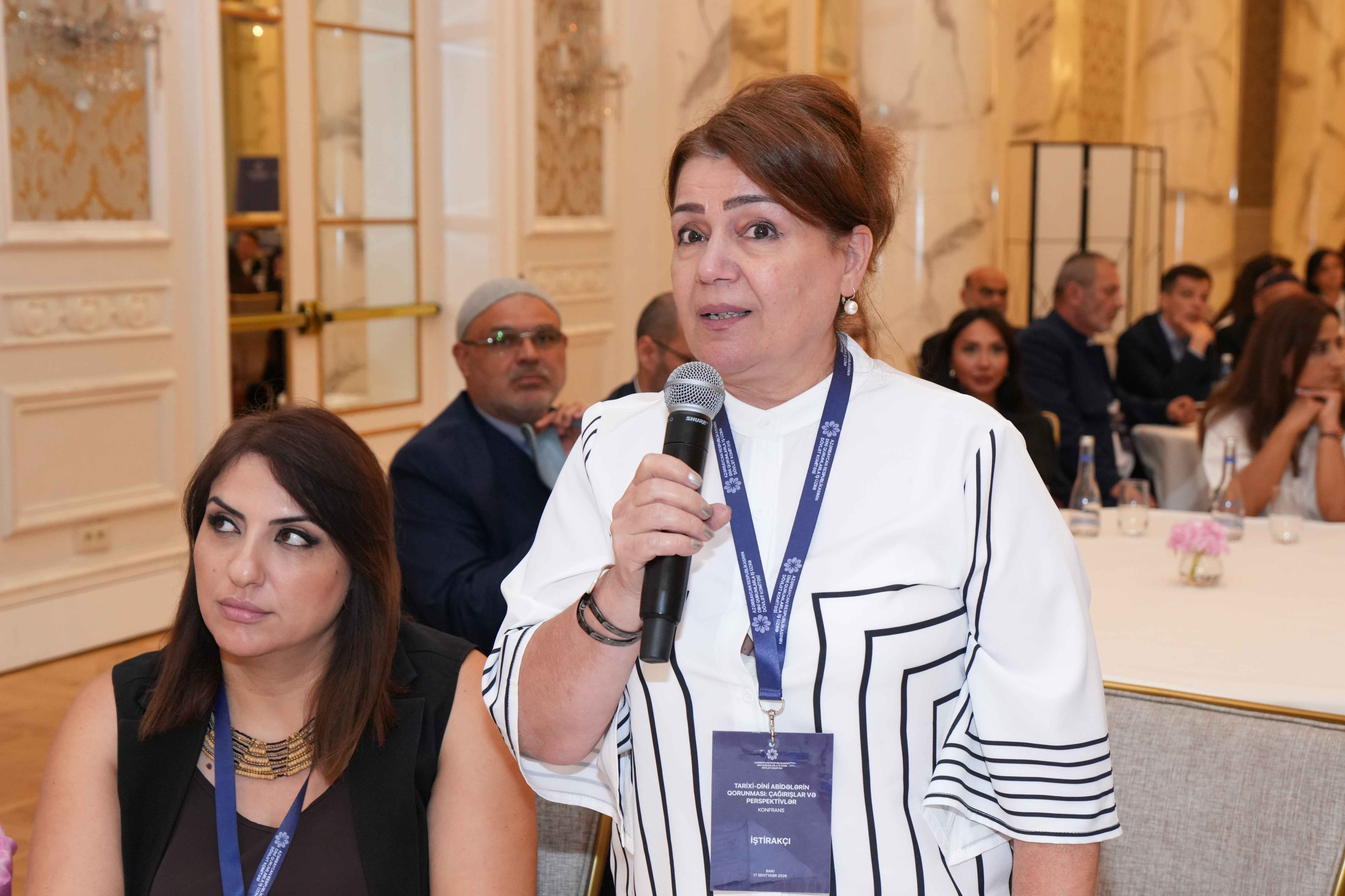 “Tarixi-dini abidələrin qorunması: çağırışlar və perspektivlər” mövzusunda konfrans işini yekunlaşdırıb - Image 10