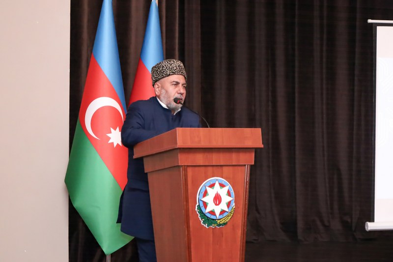 Şamaxıda “Dini tolerantlıq – cəmiyyətdə birgəyaşayış ənənəsinin təminatçısı” mövzusunda regional konfrans keçirilib - Image 5