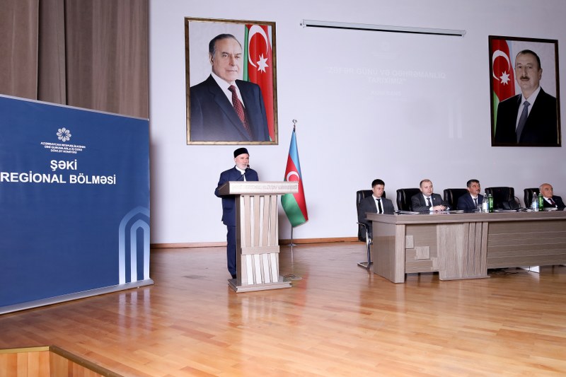Şəkidə “Zəfər Günü və qəhrəmanlıq tariximiz” mövzusunda tədbir keçirilib - Image 10