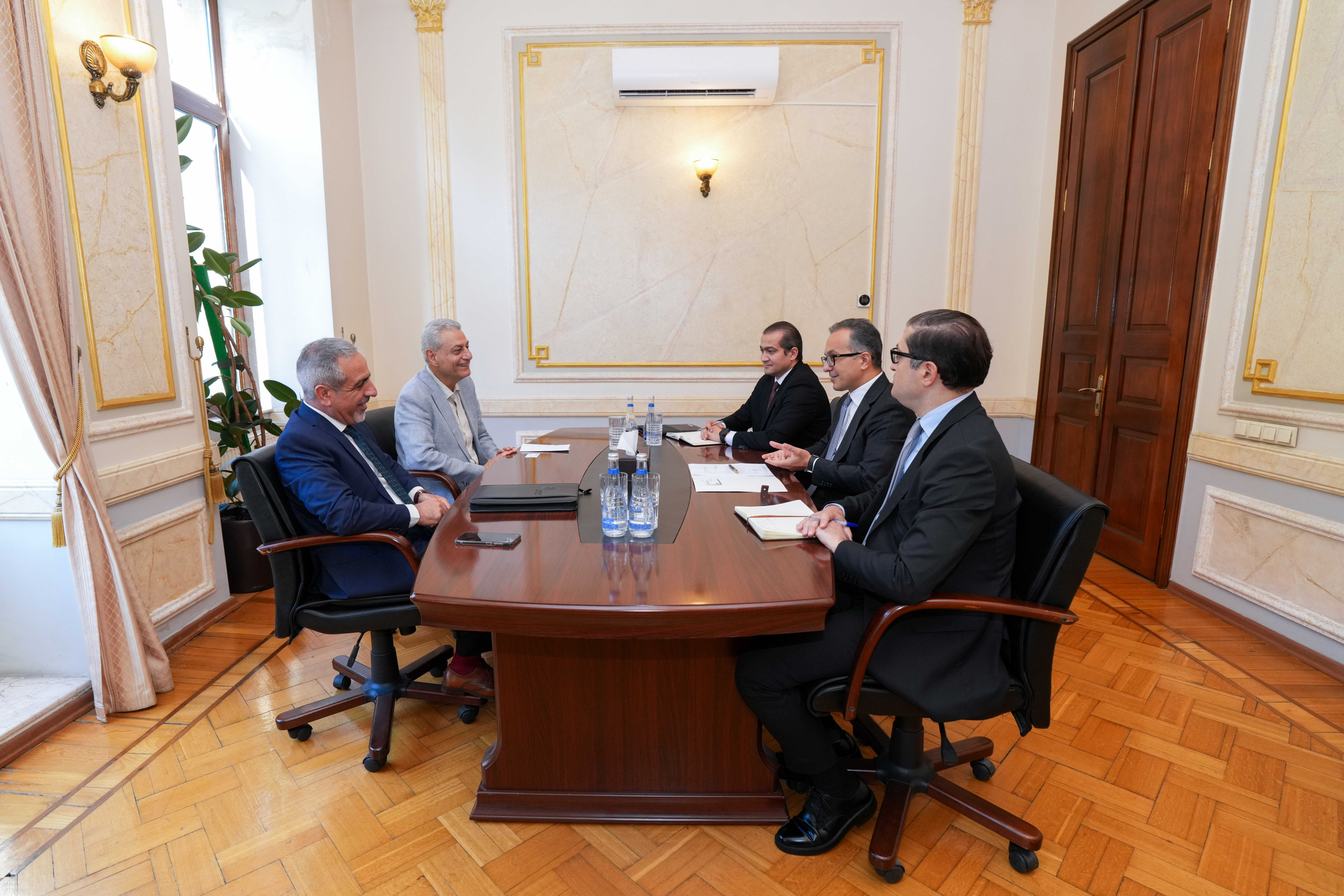 Dövlət Komitəsinin sədri Ramin Məmmədov Corctaun Universitetinin professoru Söhrab Sobhani ilə görüşüb