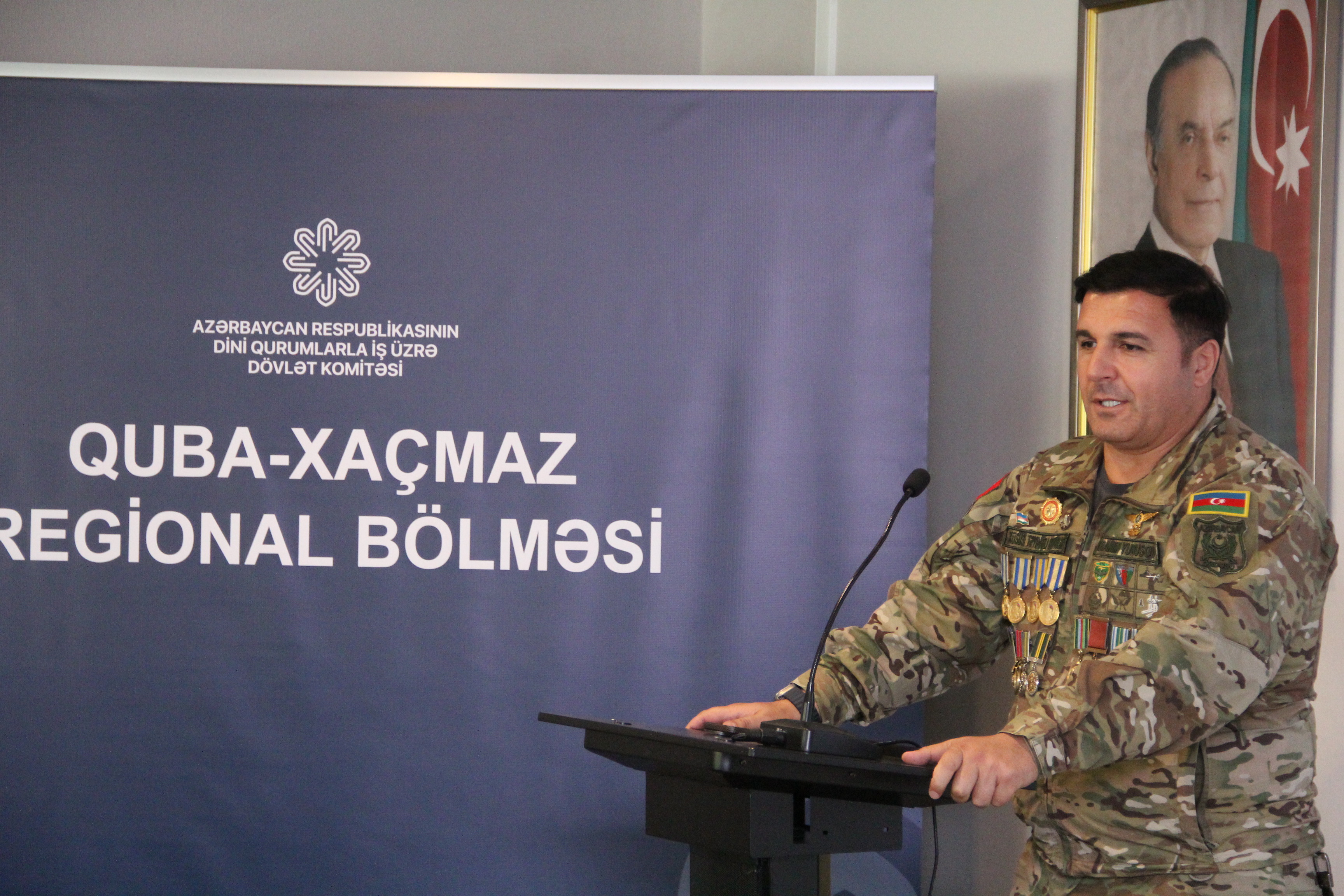 Qubada “Dövlət suverenliyi və Konstitusiyanın aliliyi prinsipi” mövzusunda konfrans keçirilib - Image 9