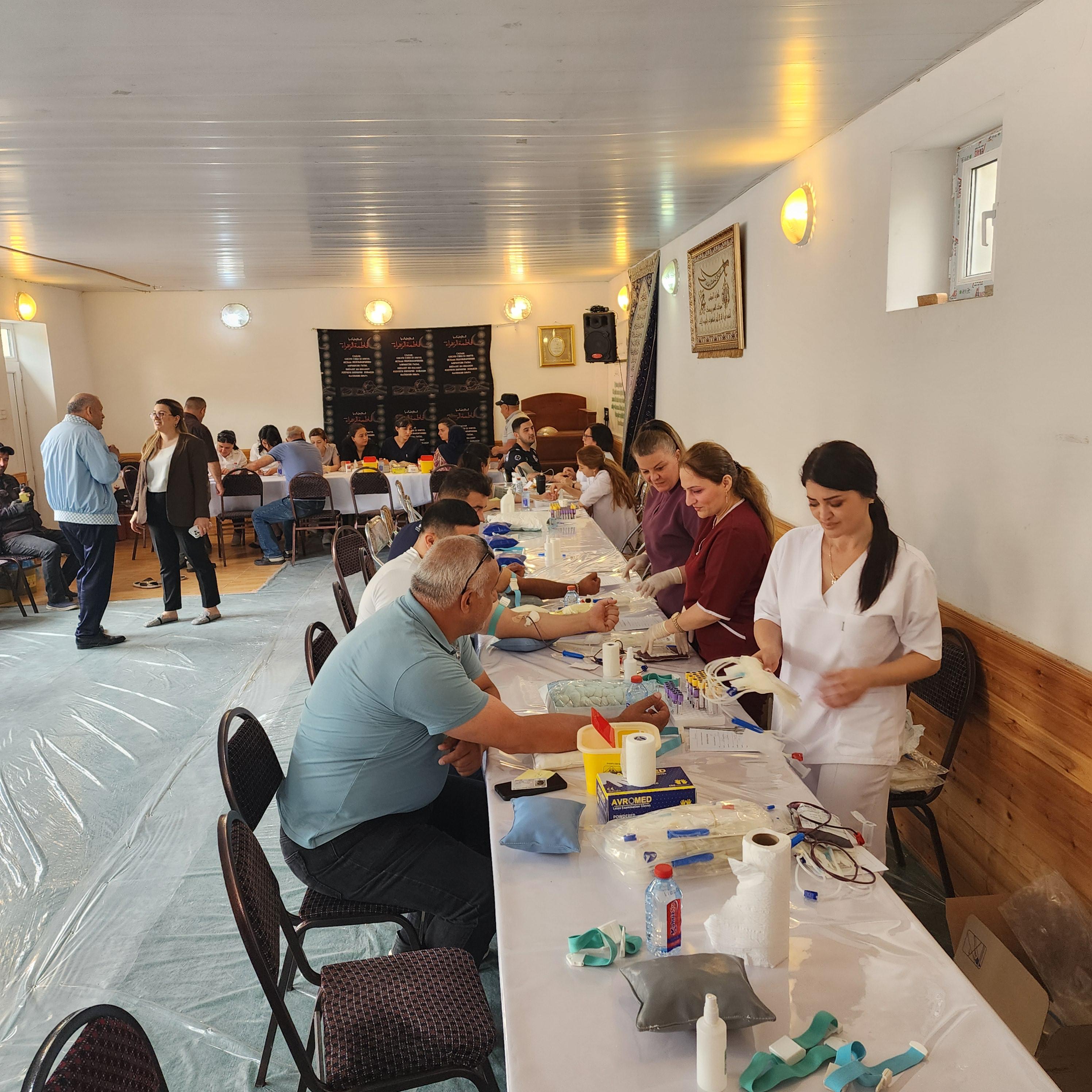 Aşura günü ilə əlaqədar paytaxt və bölgələrdə qanvermə aksiyaları keçirilir - Image 9