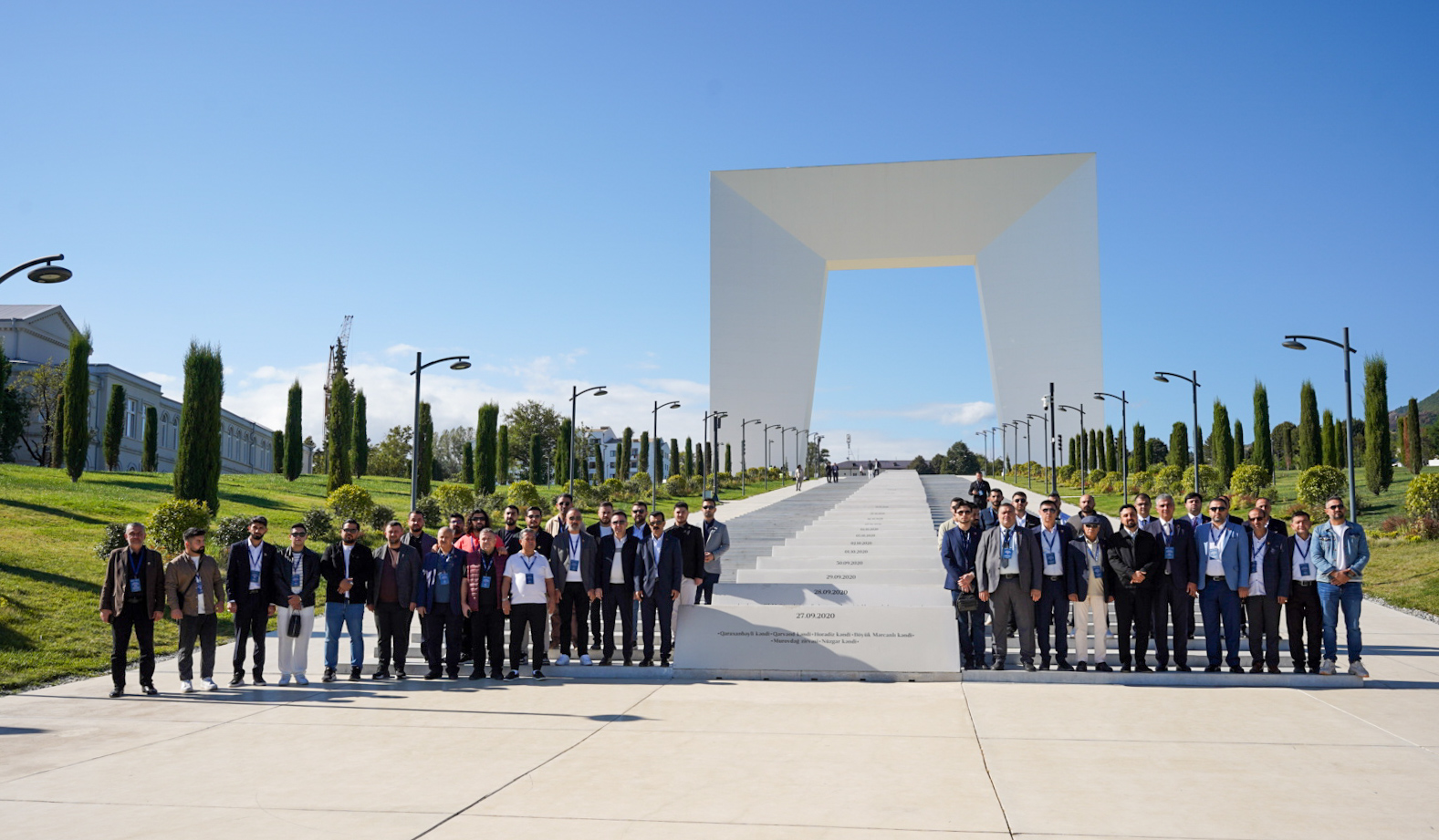 “Zəfər yolu: Qələbənin izi ilə” layihəsi çərçivəsində Türkiyə, Gürcüstan və İraqda fəaliyyət göstərən azərbaycanlı din xadimləri Xankəndi və Ağdamda olublar - Image 4