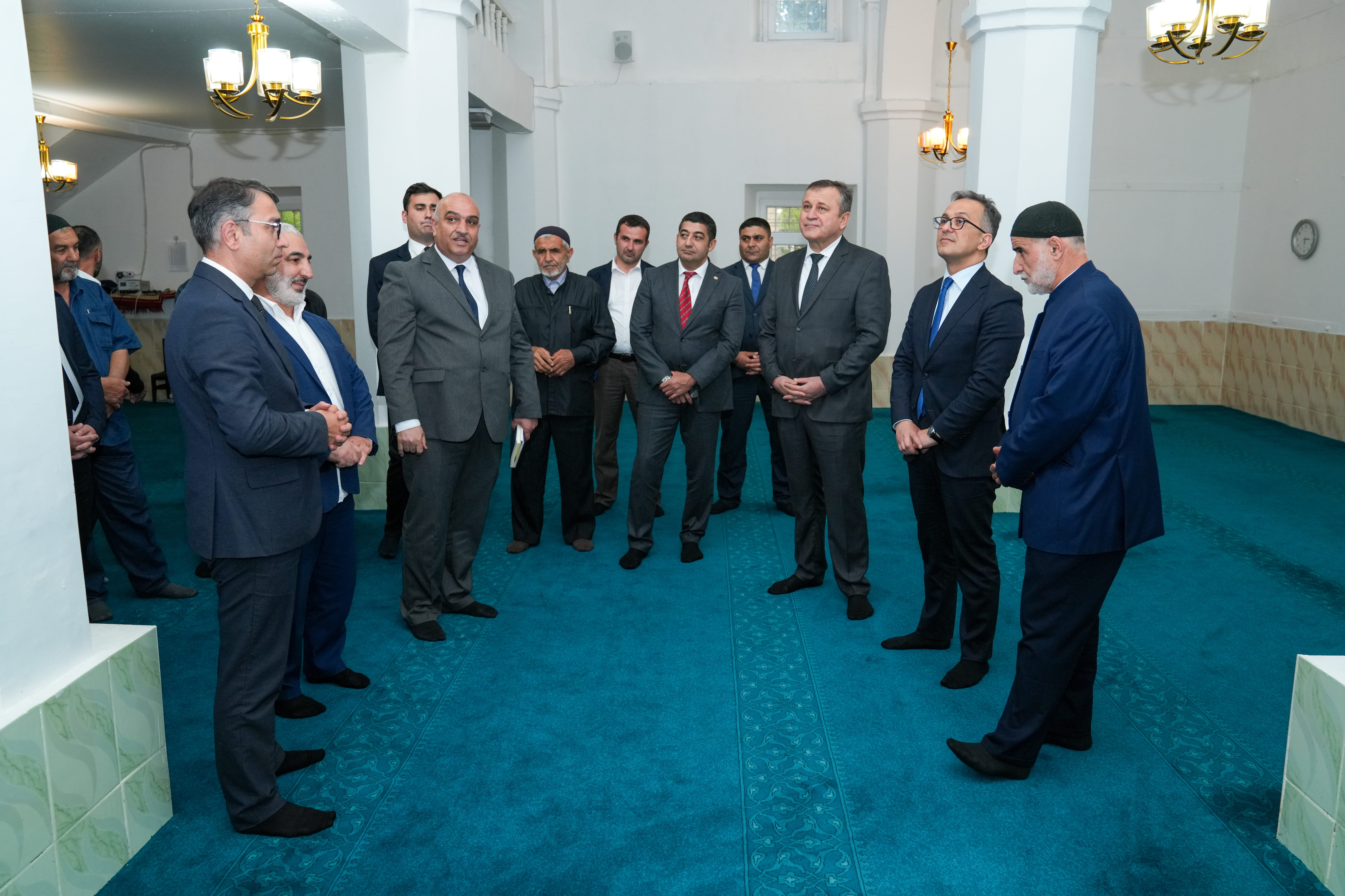 Komitə sədri Zaqatala rayonunda yerləşən məscidlərin fəaliyyəti ilə tanış olub - Image 7