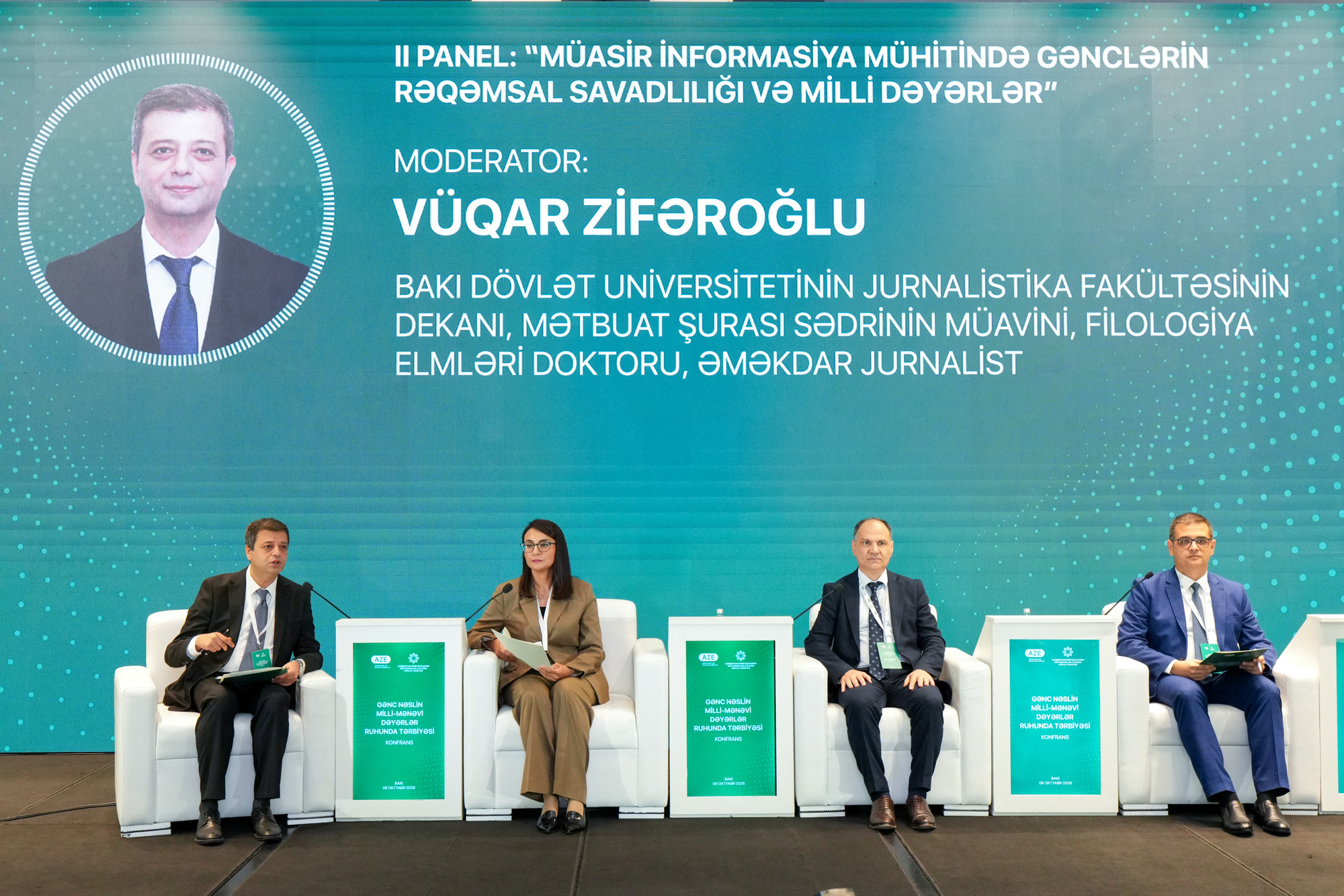 “Gənc nəslin milli-mənəvi dəyərlər ruhunda tərbiyəsi” mövzusunda konfrans işini yekunlaşdırıb - Image 1