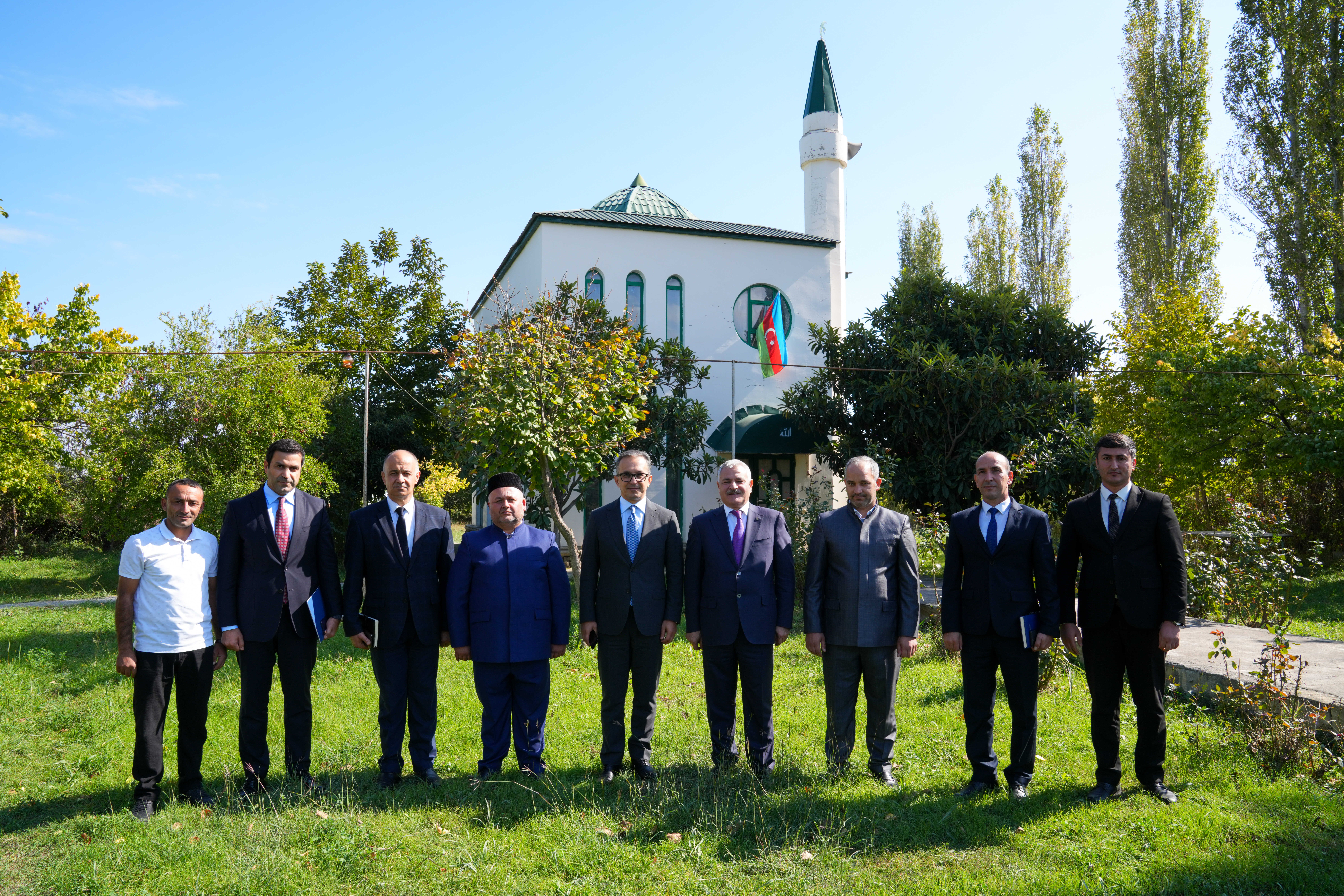 Dövlət Komitəsinin sədri Tərtərdə məscidləri ziyarət edib