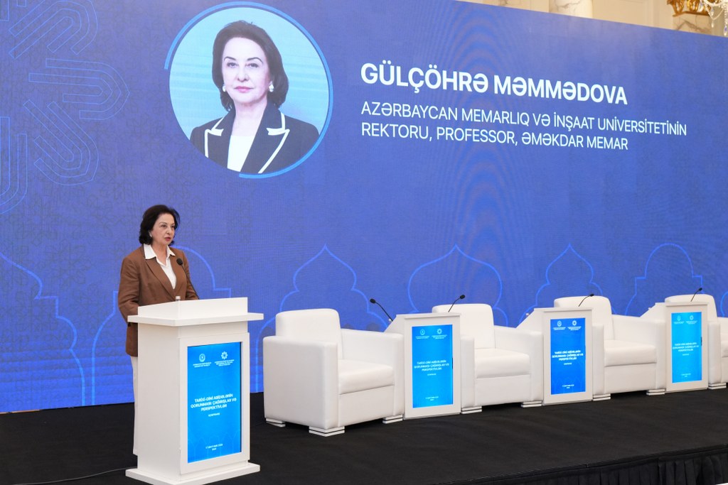 Bakıda “Tarixi-dini abidələrin qorunması: çağırışlar və perspektivlər” mövzusunda konfrans keçirilir - Image 13