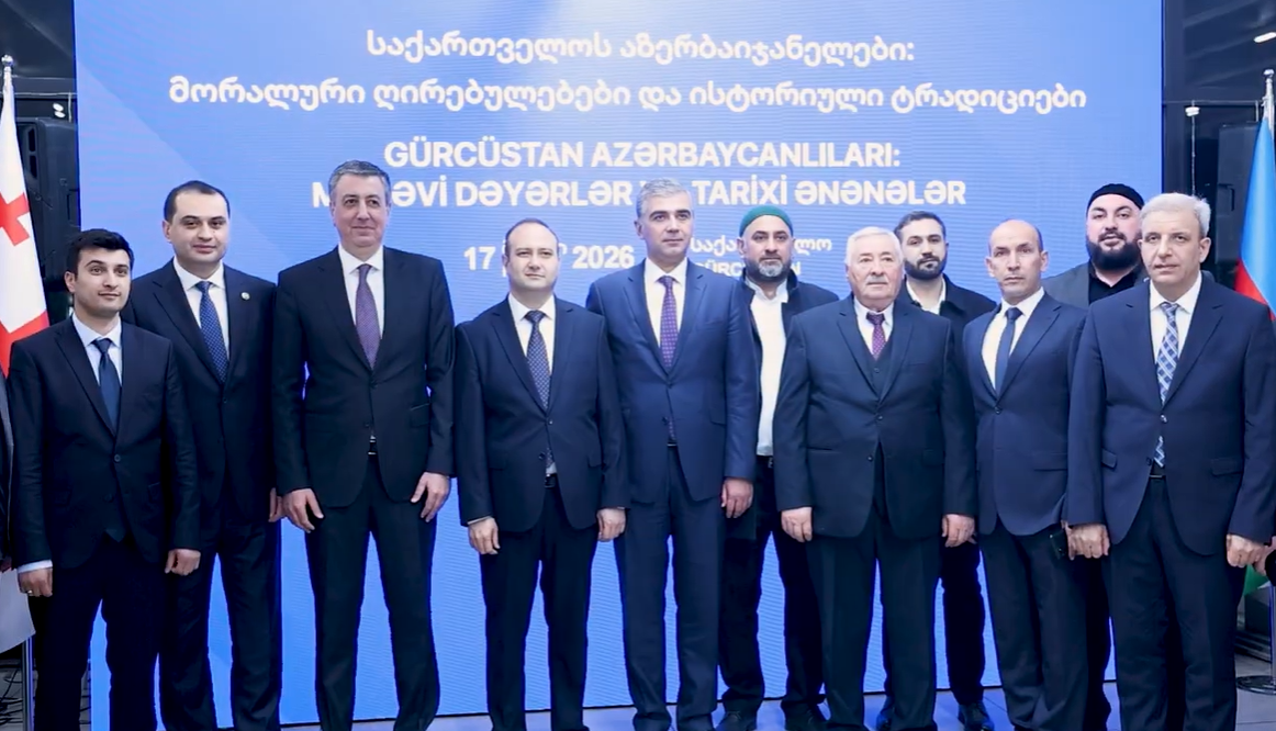 Tbilisidə "Gürcüstan azərbaycanlıları: mənəvi dəyərlər və tarixi ənənələr" mövzusundakı tədbirdən